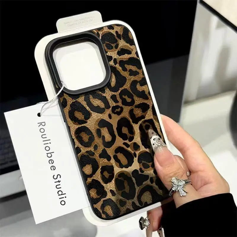 Tech Case Luxe™ Leopard Silicone Shockproof Case – Xiaomi Series