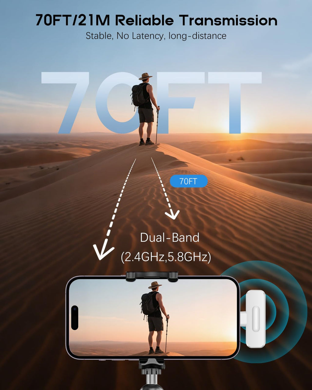 Tech MicroPro™ Wireless Mini Mic (2-Pack)