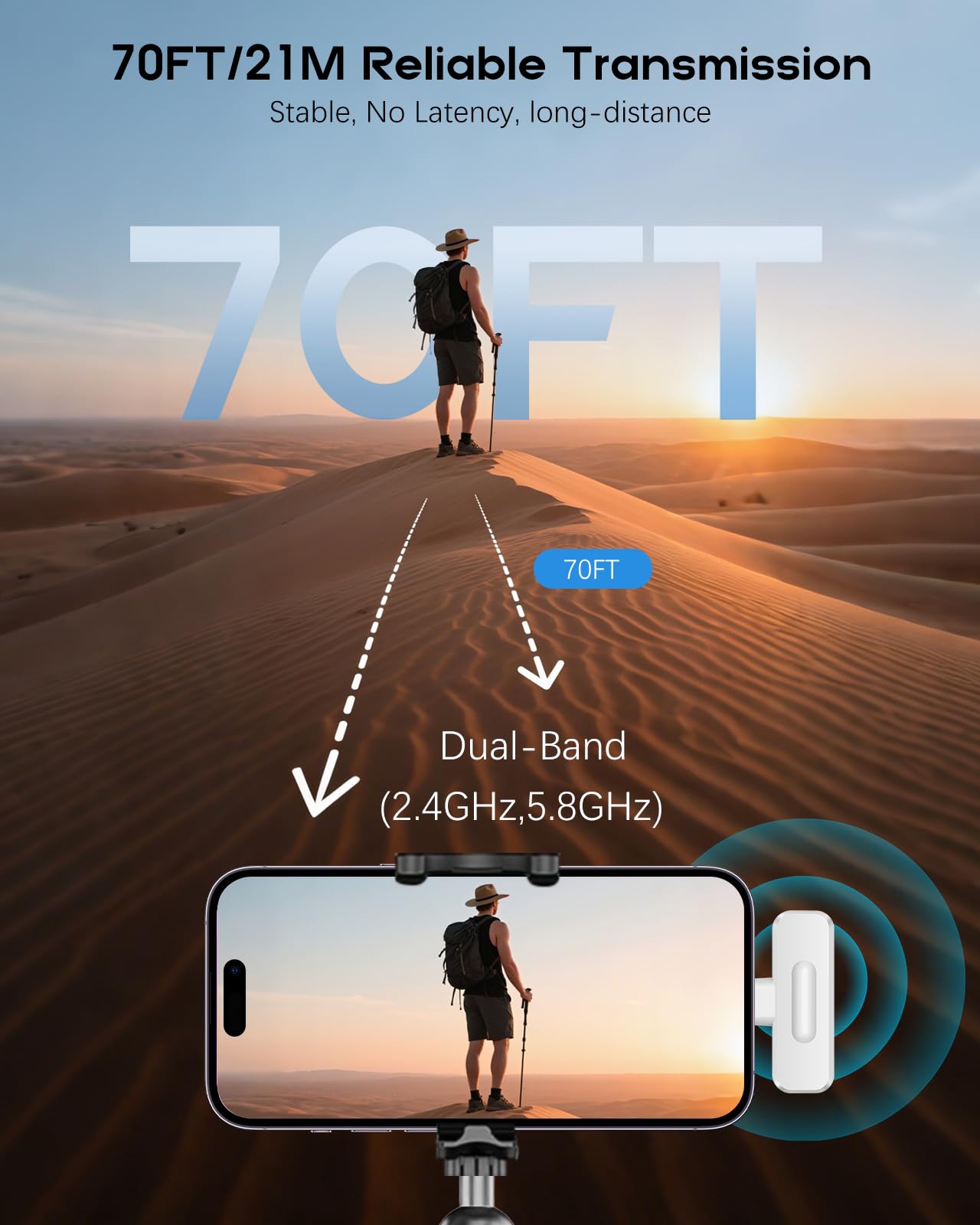 Tech MicroPro™ Wireless Mini Mic (2-Pack)