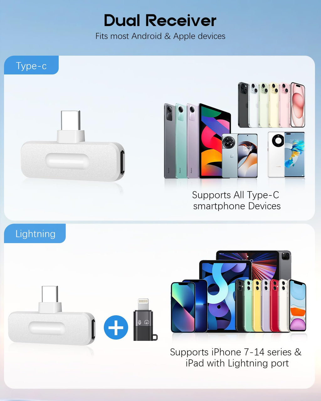 Tech MicroPro™ Wireless Mini Mic (2-Pack)