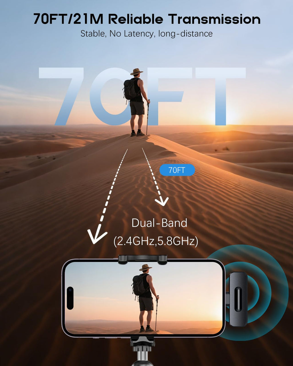 Tech MicroPro™ Wireless Mini Mic (2-Pack)