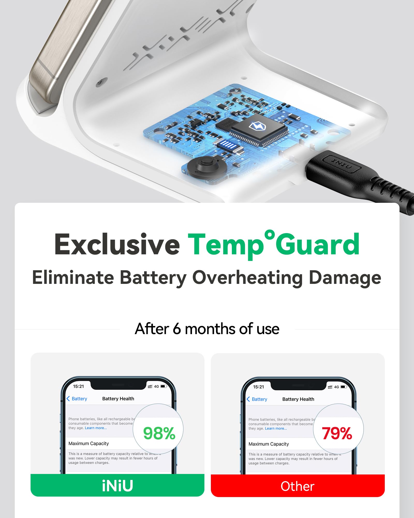 Tech Charge Pro™ 15W Fast Wireless Charging Pad – Qi Certified