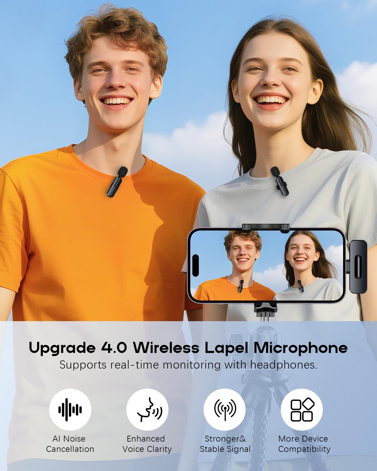 Tech MicroPro™ Wireless Mini Mic (2-Pack)