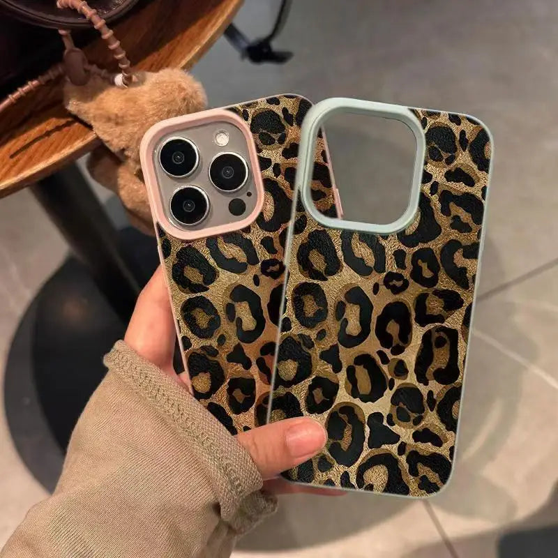 Tech Case Luxe™ Leopard Silicone Shockproof Case – Xiaomi Series