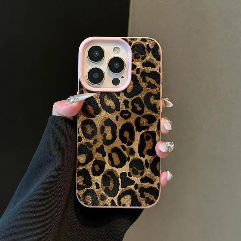 Tech Case Luxe™ Leopard Silicone Shockproof Case – Xiaomi Series